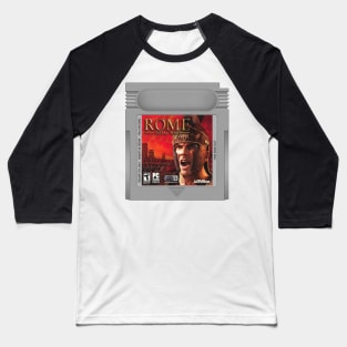 Rome Total War Game Cartridge Baseball T-Shirt